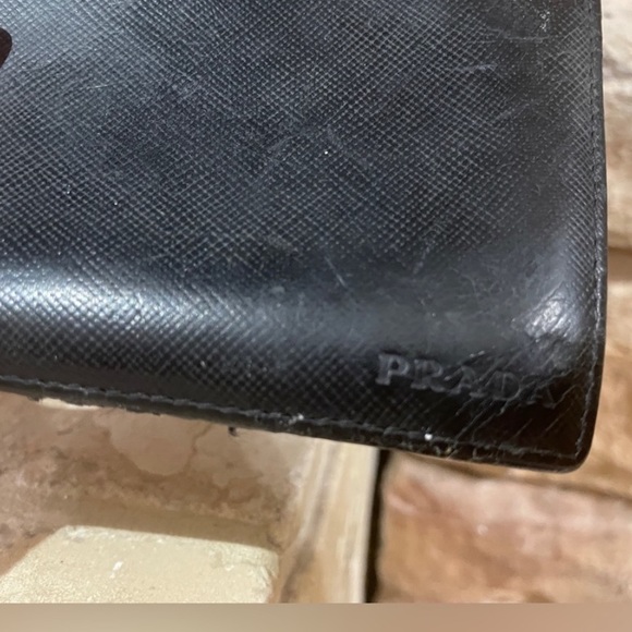 Prada Men’s Black Leather Wallet - Picture 4 of 13